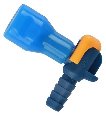 Produktbild von Anschlussstück für Trinkblase – Umschaltventil – Gelb – 11,9 x 33,8 x 19,4 mm – Für Trinkblasen und Trinkrucksäcke