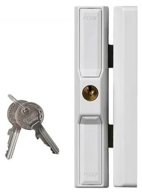 Produktbild von Abus DF88 W Fensterverriegelung weiß mit Schlüssel 11900