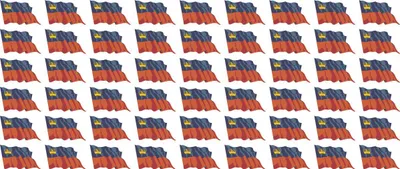 Produktbild von Mini Aufkleber Set - Pack wehend - 20x12mm - selbstklebender Sticker - Liechtenstein - Flagge / Banner / Standarte fürs Auto, Büro, zu Hause und die Schule - 54 Stück