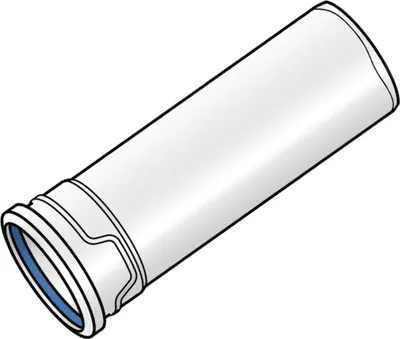 Produktbild von KE Kelit ASP105, PHONEX AS-PLUS, Schallschutzrohr, DN160, Stange mit 500mm, 1 Stk.