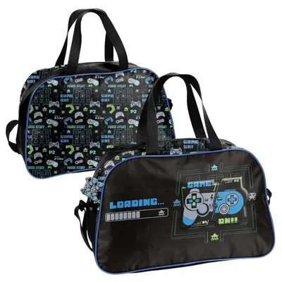 Image de Sac De Sport Pour Adolescents – Idéal Pour La Piscine, Les Cours De Sport Et La Salle De Sport – Sac D'école "Game On!" Pad