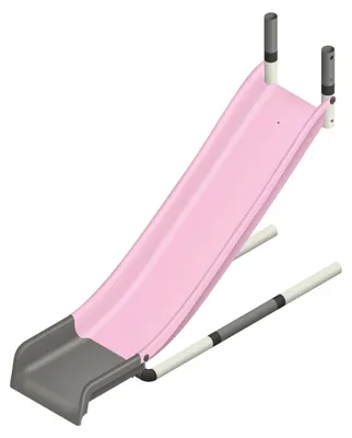 Produktbild von Quadro Modularrutsche Erweiterungsrutsche für Quadro-Klettergerüste, geeignet für drinnen und draußen – Berry