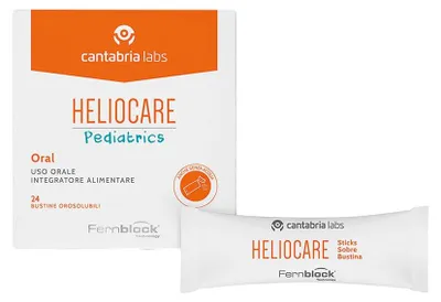 Productafbeelding van HELIOCARE PEDIATRICS ORALE SUSPENSIE, 24 sacheuten