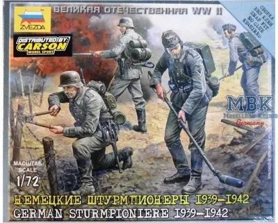 Productafbeelding van Wargames (Tweede Wereldoorlog) Figuren 6110 – Duitse stormpioniers (1:72)