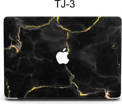 Image de INF Coque Rigide PC Marble Noir MacBook Pro 16" (2021-2024) Design