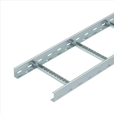 Produktbild von OBO Kabelleiter gelocht, VS-Sprosse, 60x3, 300mm, Stahl bandverzinkt, Stange mit 3m, 1 Stk.