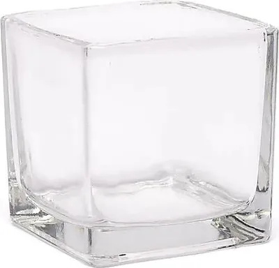 Produktbild von Quadratisches Recyclingglas -- 6x6x6 cm online bestellen