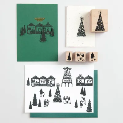 Produktbild von Stempelset Weihnachtsmarkt100%