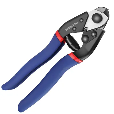 Immagine prodotto di Taglierina per funi metalliche WORKPRO 190 mm, taglierina per funi metalliche taglierina per cavi, acciaio al cromo vanadio, taglio per funi metalliche bicicletta in acciaio inox
