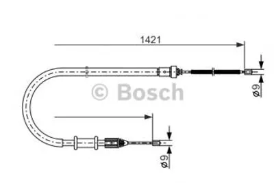 Produktbild von Bosch Seilzug, Feststellbremse  1 987 477 633