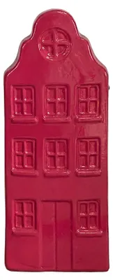 Produktbild von Clayre & Eef Dekorationsfigur Haus Rot Polyresin