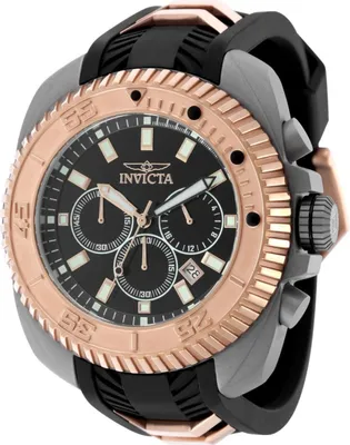 Zdjęcie produktu dla Invicta Coalition Forces 49794 Zegarek męski - Mechanizm kwarcowy - Stal nierdzewna z czarną tarczą - 50 mm