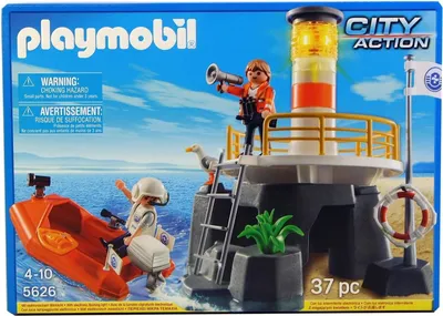 Produktbild von PLAYMOBIL CityAction - Leuchtturm mit Rettungsboot