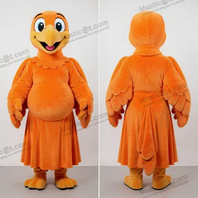 Immagine prodotto di Costume MASTICOT da avvoltoio sorridente arancione