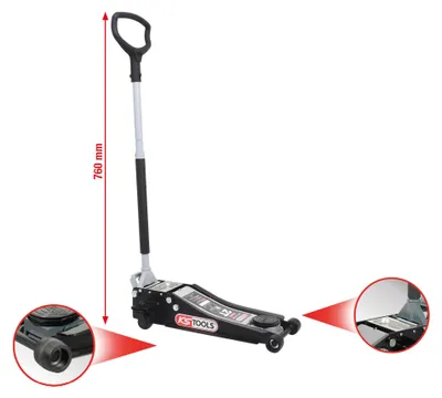 Obrázok produktu pre KS TOOLS ULTIMATEline Hydraulischer Stahl-Wagenheber 2 t 161.0367