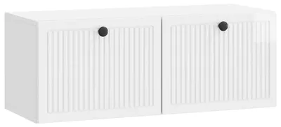 Immagine prodotto di vidaXL Mobile TV da parete, bianco lucido, 78,5 x 31 x 30 cm