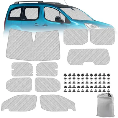 Obrázek produktu pro Izolační podložka do kabiny vozidla, 10-dílná, XLWB, s UV ochranou a voděodolná, pro Citroen Berlingo 2018-2025