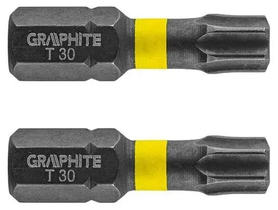 Immagine prodotto di GRAPHITE Punte a percussione TX30 x 25 mm, 2 pz.