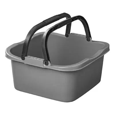 Produktbild von Waschschüssel Plastik Kunststoff Camping 13 L Eimer Autowäsche Eckig 35x35x18 cm