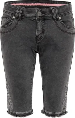 Produktbild von Trachtenjeans Bermuda Lisa dunkelgrau 44