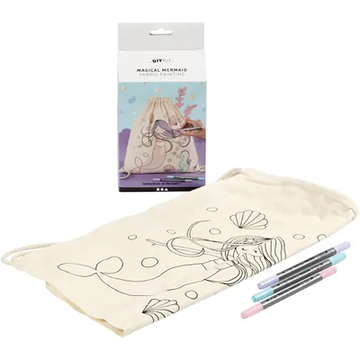 Produktbild von Creativ Company 100762, Bastelset für Kinder, Baumwolle, Mehrfarbig, Weiß