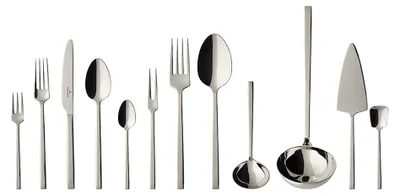 Imagen del producto de El juego de cubiertos Classica, 70 piezas. Dimensiones: 490 x 340 x 130 mm. Marca: Villeroy & Boch. Número de artículo: 1264179072. Código EAN: 4003686262645