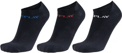 Obrázek produktu pro Replay C100628 | Ponožky s vložkou (3 páry) 35/38 až 43/46 - barva: černá - velikost: 35/38