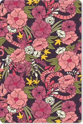 Produktbild von MuchoWow® Mauspad Mousepad Dschungel - Blumen - Muster 18x27 cm - Mousepads - Maus Mat - Pad - Mausunterlage