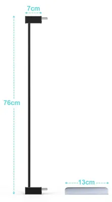 Produktbild von YEAUPE PRO Verlängerung 7cm für Kinderschutzgitter Ohne Bohren