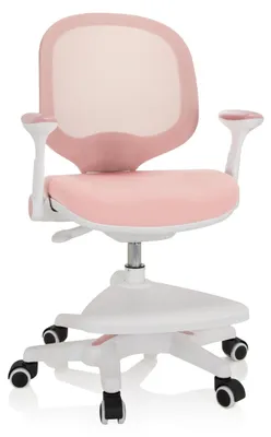 Produktbild von hjh OFFICE 736412 Kinder Schreibtischstuhl Kid Ergo Stoff/Netz Kinderstuhl mit F