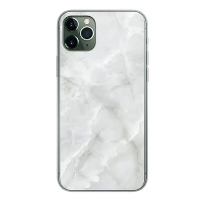Produktbild von MuchoWow® Handyhülle Schutzhülle Hülle für iPhone 11 Pro Max Marmor - Weiß - Muster - Stein - Marmoroptik Silikon Softcase Handy Hülle - Schutz