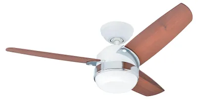Zdjęcie produktu dla Wentylator sufitowy z oświetleniem i przełącznikiem ściennym Nova 107 cm