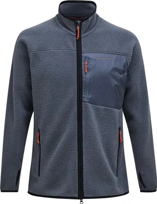 Productafbeelding van Peak Performance Pile Zip Fleece Jas Heren - Mountain Mist  | Maat: XL