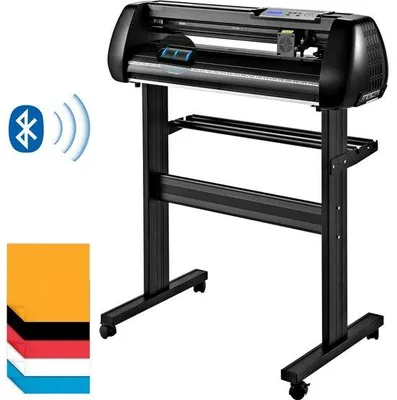 Obrázok produktu pre Rezací plotter 780 mm šírka rezu - plotrovací stroj 10 - 800 mm/s fólia - 3 čepele fólia plotter - fólia tlačiareň so softvérom Signmaster pre značky a dekorácie