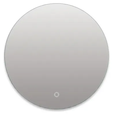 Obrázek produktu pro SensaHome - Led dotykové nástěnné zrcadlo kulaté - Koupelnové zrcadlo bez rámu s LED osvětlením - Nástěnné zrcadlo - stmívatelné - Studená bílá - 80 cm