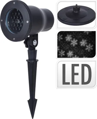 Image de Projecteur Led Effet Tempête De Neige Ip44