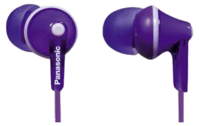 Productafbeelding van Panasonic RP-HJE125E-V oordopjes, kabel lengte: 1,1 meter