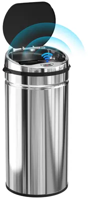 Produktbild von HOMCOM Sensor Mülleimer 42L, Elektrisch Automatischer Abfalleimer mit Deckel