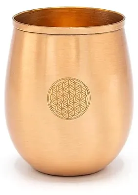 Produktbild von Kupferbecher Blume des Lebens -- 350 ml online bestellen