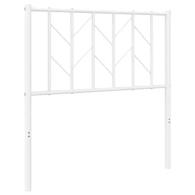 Image de Tête de lit de remplacement métal blanc 80 cm