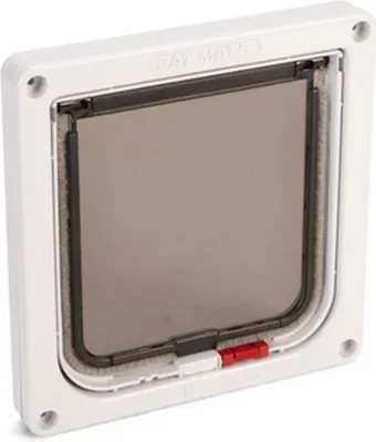 Produktbild von Karlie - Lockable Cat Flap - White, 500717