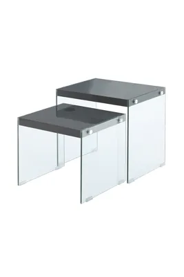 Produktbild von Beistelltisch 2er-Set Francene 100 Schwarz