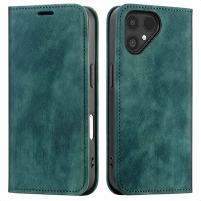 Imagen del producto de Funda plegable Slim para Fairphone 6, color verde oscuro