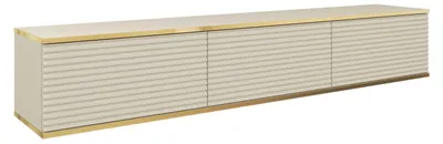 Produktbild von Hängender TV-Schrank, Modernes Design, Farbe: Beige, L: 175 cm, H: 30 cm