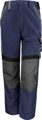 Produktbild von WORK-GUARD by Result - "Technical" Arbeitshosen für Herren/Damen Unisex PC6546 (XS) (Marineblau/Schwarz)