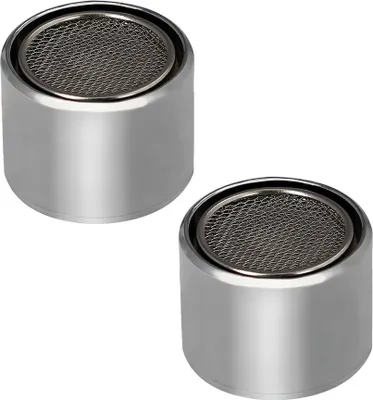 Produktbild von Luftsprudlerarmaturen / Einhebelmischer f22 (2 Stück) Filter-Luftsprudler, Wassersparer, Diffusorarmatur, Luftsprudler-Economiser