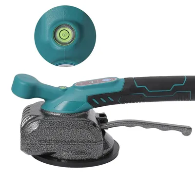 Image de Appareil vibrant pour carrelage - Outil portatif à batterie pour la pose de carrelage - Capacité de charge : 100 kg - Vibration réglable - Pour carrelage de sol et de mur - Livré avec batterie