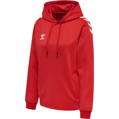 Produktbild von HUMMEL hmlCORE XK POLY SWEAT HOODIE WOMAN, TRUE RED, XL