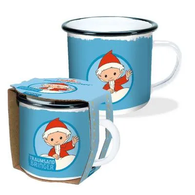Produktbild von Unser Sandmännchen Emaille-Becher Traumsandbringer