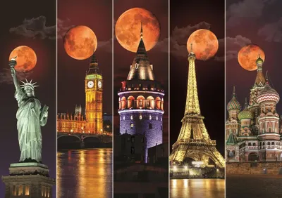 Produktbild von Art Puzzle Puzzle Wonderful Moon - 1500 Teile Puzzle Spiel